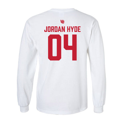 Utah - NCAA Men's Lacrosse : Jordan Hyde Lacrosse Stick Long Sleeve T-Shirt