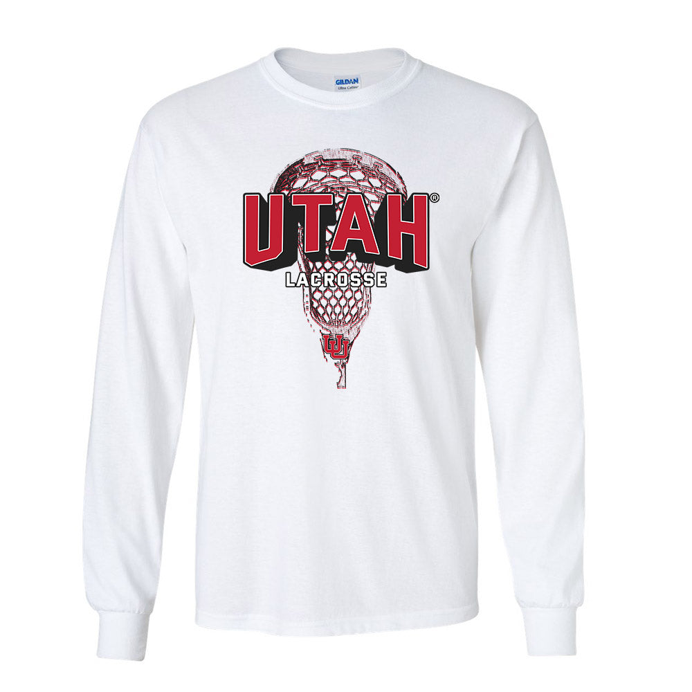 Utah - NCAA Men's Lacrosse : Luc Charbonnier Lacrosse Stick Long Sleeve T-Shirt