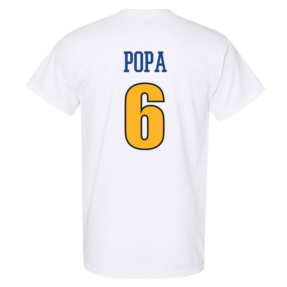 Pittsburgh - NCAA Baseball : Dom Popa - T-Shirt Sports Shersey