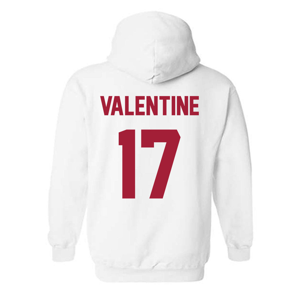 Alabama - NCAA Softball : Riley Valentine - Hooded Sweatshirt Sports Shersey