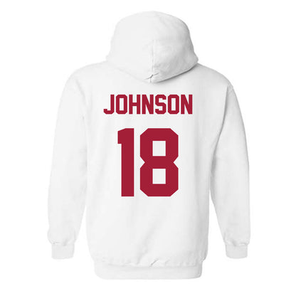 Alabama - NCAA Softball : Lauren Johnson - Hooded Sweatshirt Sports Shersey