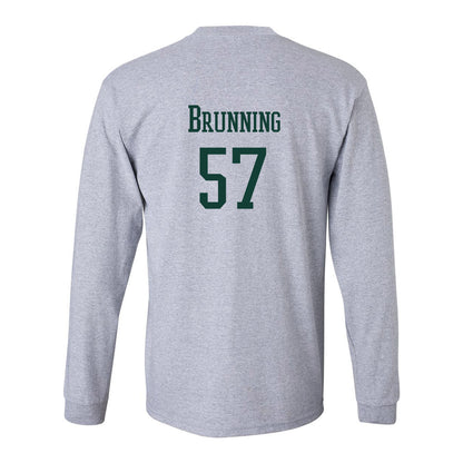 Michigan State - NCAA Football : Evan Brunning Sparty Long Sleeve T-Shirt