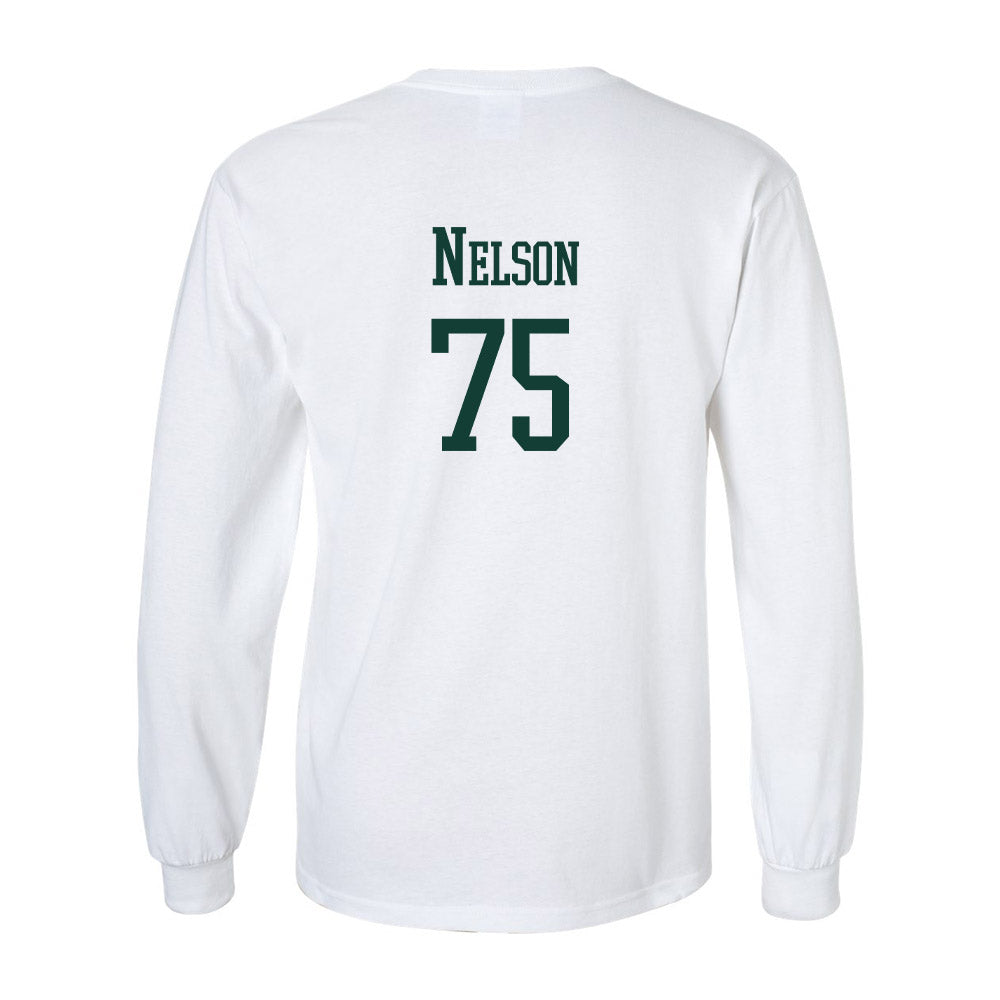 Michigan State - NCAA Football : Ben Nelson Sparty Long Sleeve T-Shirt