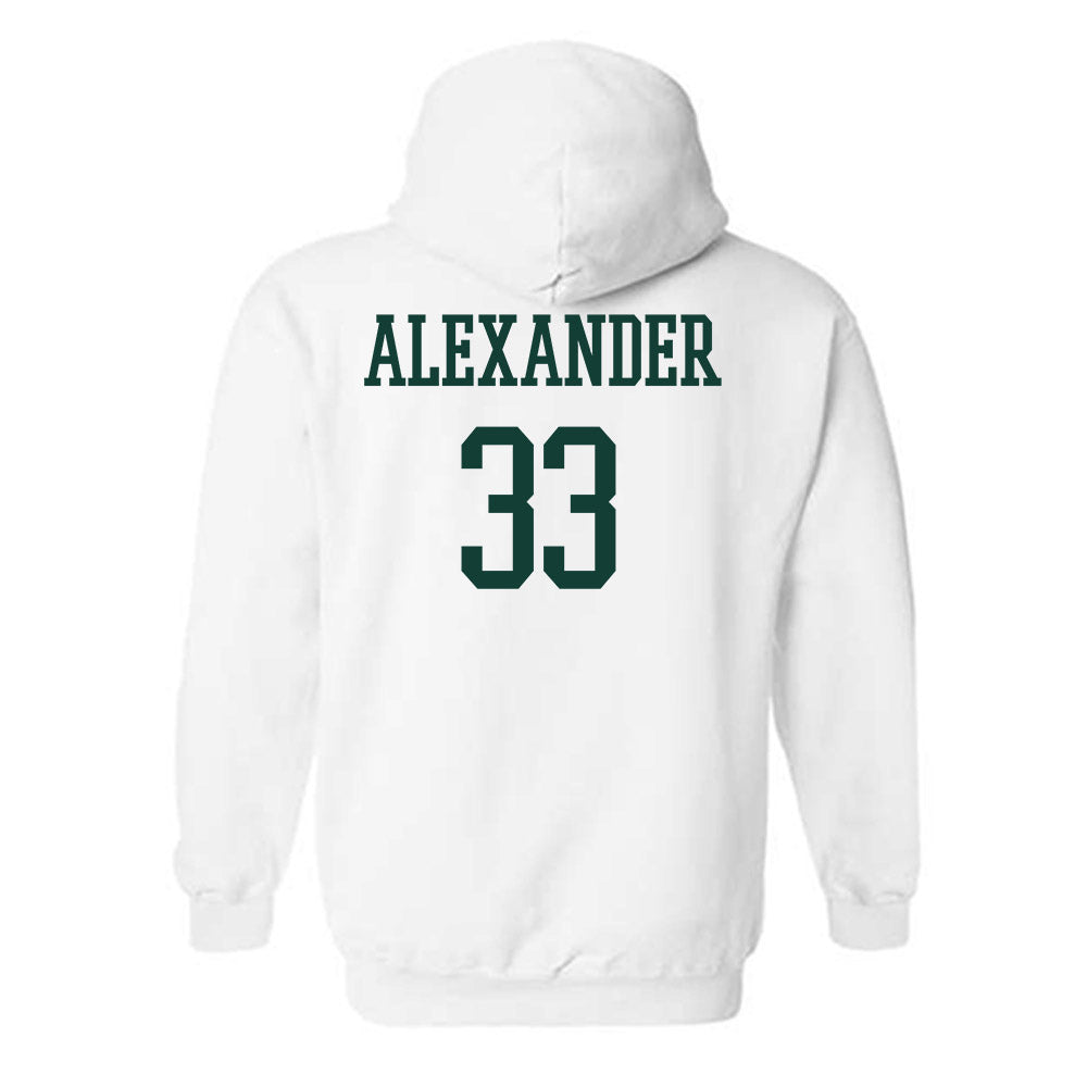 Michigan State - NCAA Football : Aaron Alexander - Sparty Hooded Sweatshirt