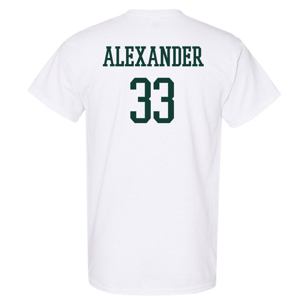 Michigan State - NCAA Football : Aaron Alexander - Sparty Short Sleeve T-Shirt