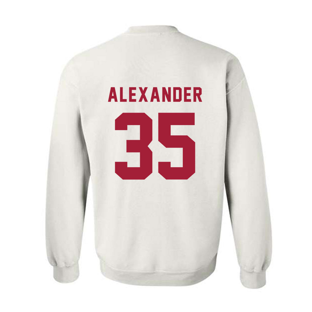 Alabama - NCAA Football : Jeremiah Alexander - Big AI Crewneck Sweatshirt