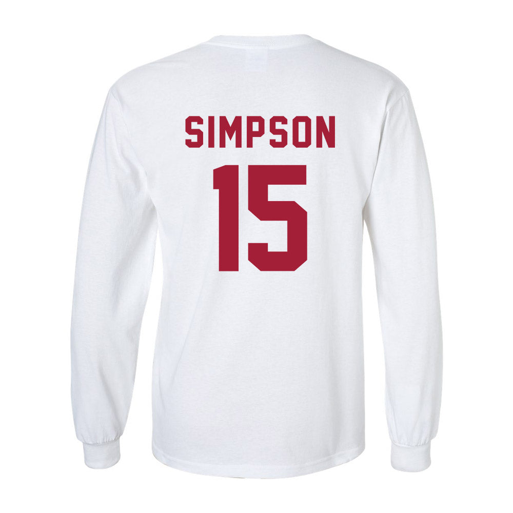 Alabama - NCAA Football : Ty Simpson Big Al Long Sleeve T-Shirt