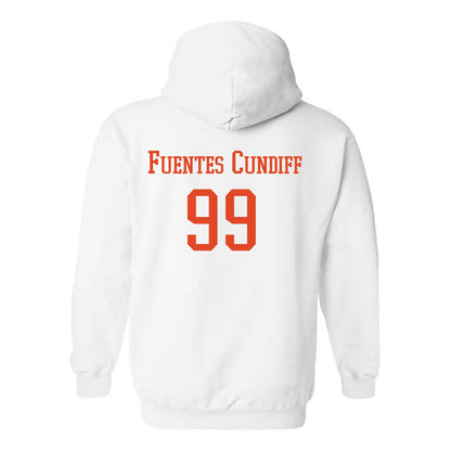 Syracuse - NCAA Football : Elijah Fuentes-Cundiff Otto The Orange Hooded Sweatshirt