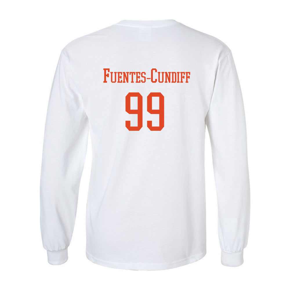 Syracuse - NCAA Football : Elijah Fuentes-Cundiff Otto The Orange Long Sleeve T-Shirt