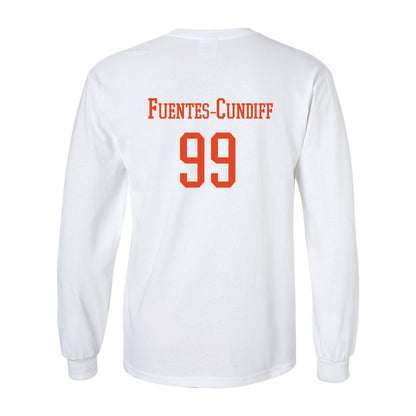 Syracuse - NCAA Football : Elijah Fuentes-Cundiff Otto The Orange Long Sleeve T-Shirt