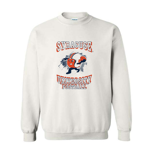 Syracuse - NCAA Football : Marlowe Wax Jr Otto The Orange Sweatshirt