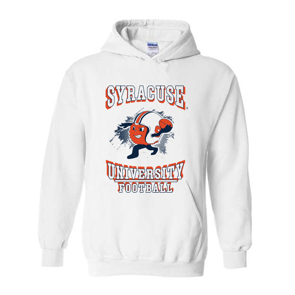 Syracuse - NCAA Football : Ethan Stangle Otto The Orange Hooded Sweatshirt