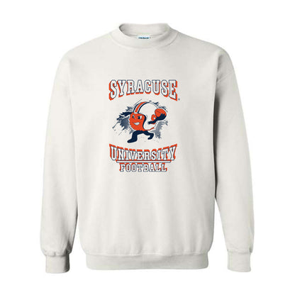 Syracuse - NCAA Football : Malcolm Folk Otto The Orange Sweatshirt
