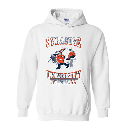Syracuse - NCAA Football : Juwaun Price Otto The Orange Hooded Sweatshirt