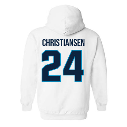 Xavier - NCAA Baseball : Hayden Christiansen - Hooded Sweatshirt Sports Shersey