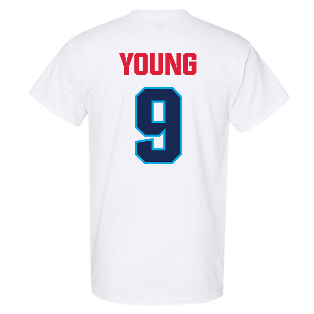 Dayton - NCAA Women's Volleyball : Emily Young - Spike Short Sleeve T-Shirt