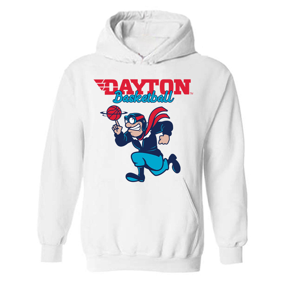 Dayton - NCAA Men's Basketball : Makai Grant - Hooded Sweatshirt Sports Shersey