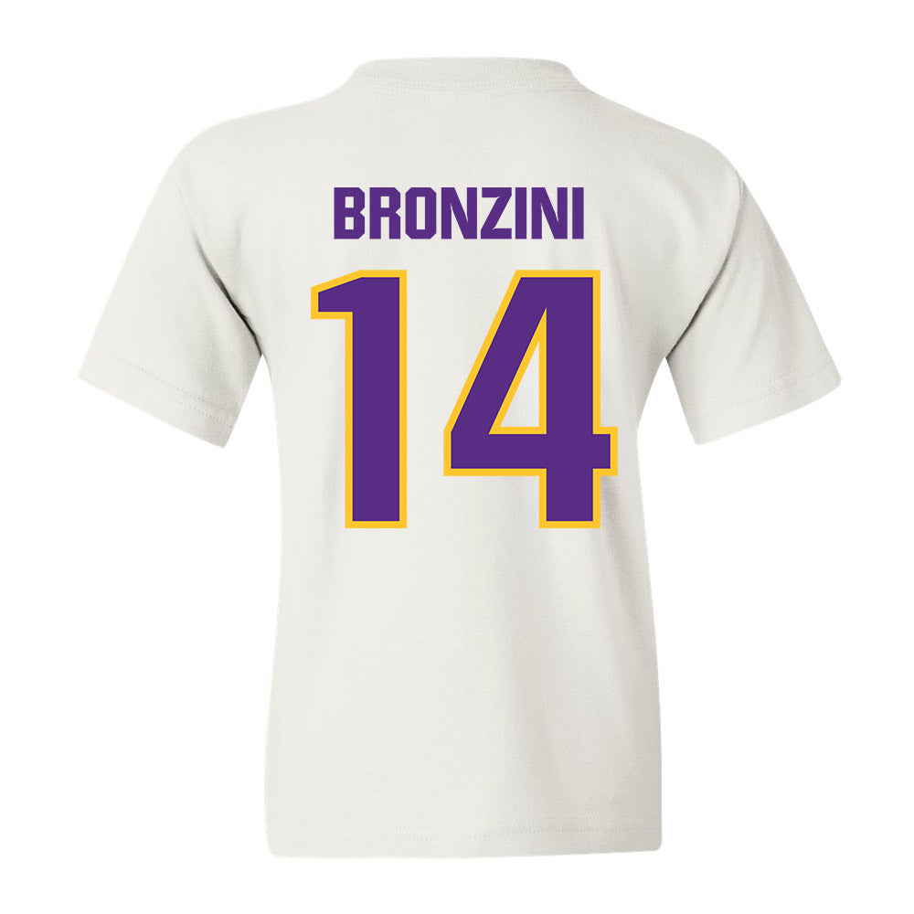 LSU - NCAA Baseball : Nic Bronzini - Youth T-Shirt Sports Shersey