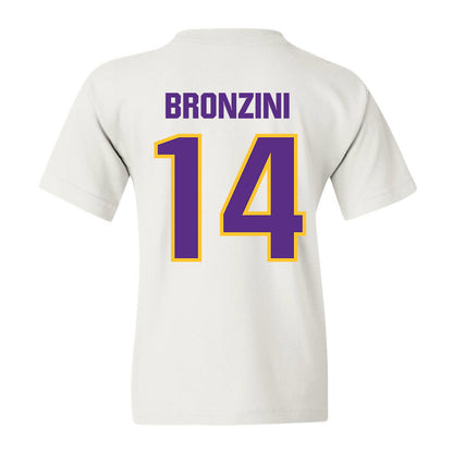 LSU - NCAA Baseball : Nic Bronzini - Youth T-Shirt Sports Shersey