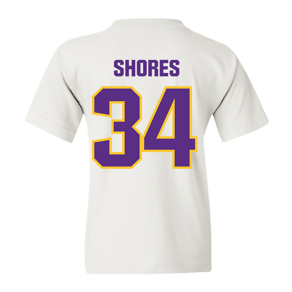 LSU - NCAA Baseball : Chase Shores - Youth T-Shirt Sports Shersey