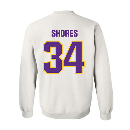 LSU - NCAA Baseball : Chase Shores - Crewneck Sweatshirt Sports Shersey