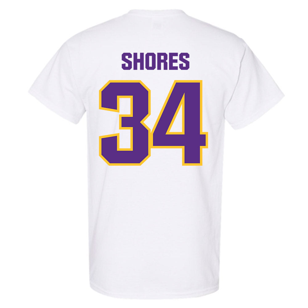 LSU - NCAA Baseball : Chase Shores - T-Shirt Sports Shersey