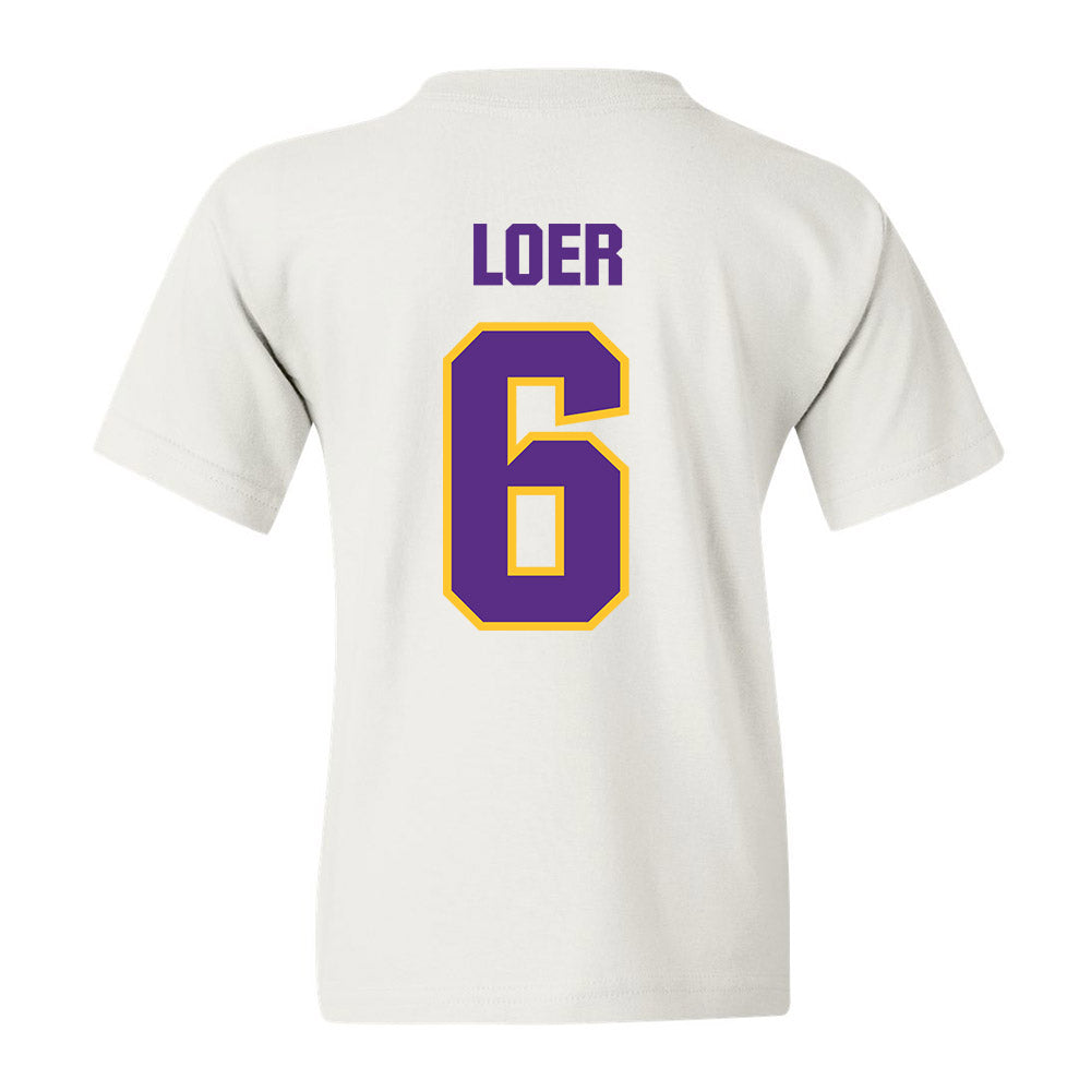 LSU - NCAA Baseball : Justin Loer - Youth T-Shirt Sports Shersey