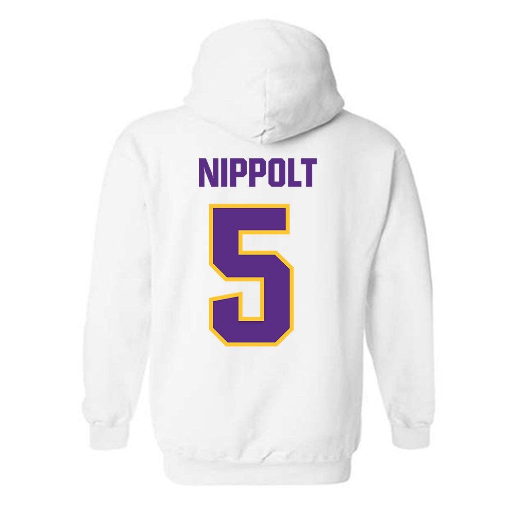 LSU - NCAA Baseball : Ben Nippolt - Hooded Sweatshirt Sports Shersey