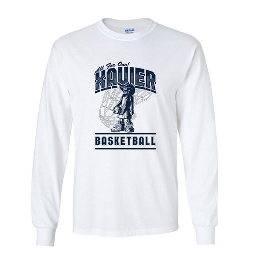 Xavier - NCAA Men's Basketball : Jerome Hunter Ballin-Musketeers Long Sleeve T-Shirt