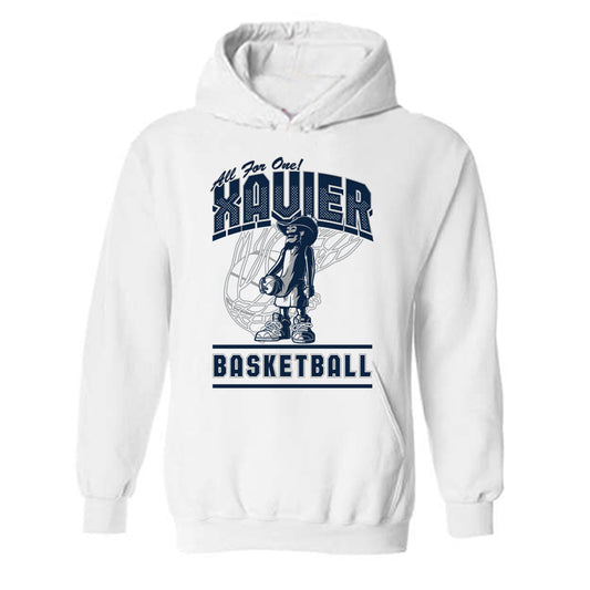 Xavier - NCAA Women's Basketball : Aizhanique Mayo - Hooded Sweatshirt Sports Shersey