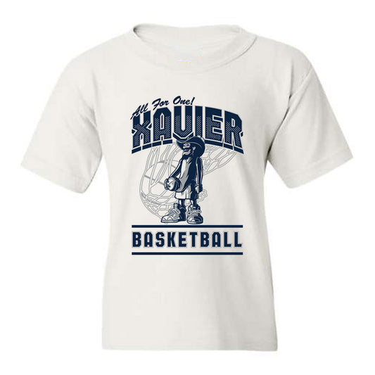 Xavier - NCAA Women's Basketball : Aizhanique Mayo - Youth T-Shirt Sports Shersey