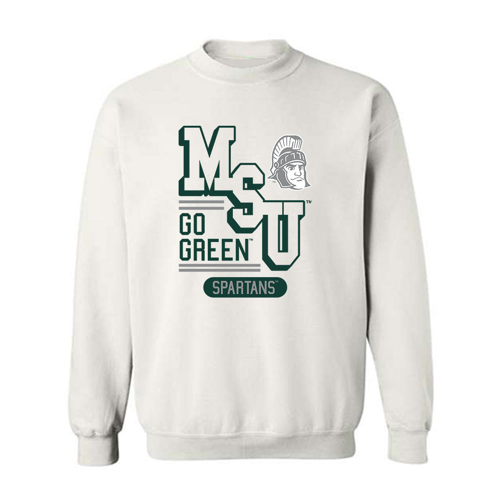 Michigan State - NCAA Football : Jordan Hall - Crewneck Sweatshirt Hail Mary