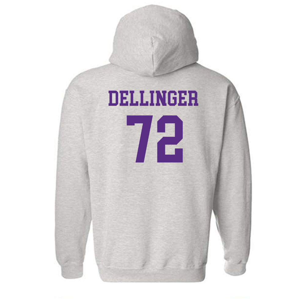 LSU - NCAA Football : Garrett Dellinger Hooded Sweatshirt