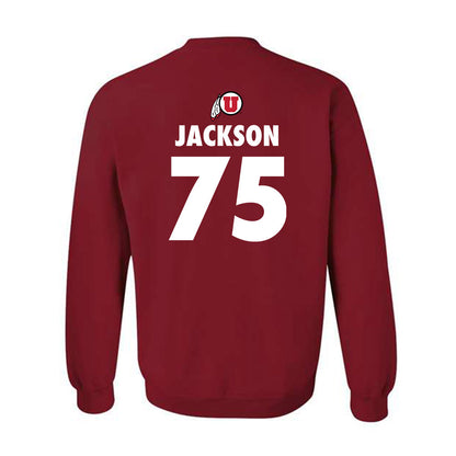 Utah - NCAA Football : Roger Alderman - Crewneck Sweatshirt Sports Shersey