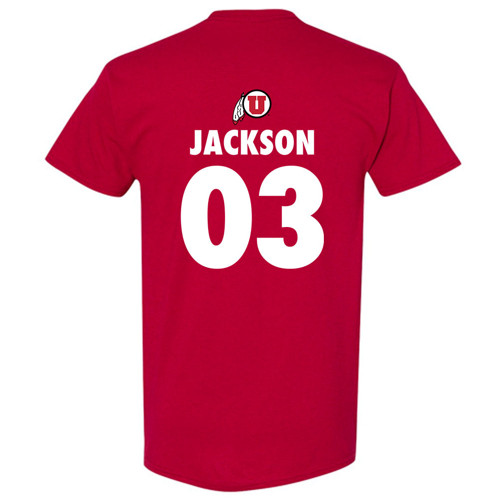 Utah - NCAA Football : Ja'Quinden Jackson Hail Mary T-Shirt
