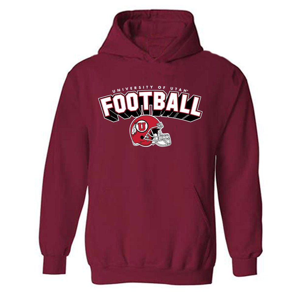 Utah - NCAA Football : Faybian Marks - Hooded Sweatshirt Sports Shersey