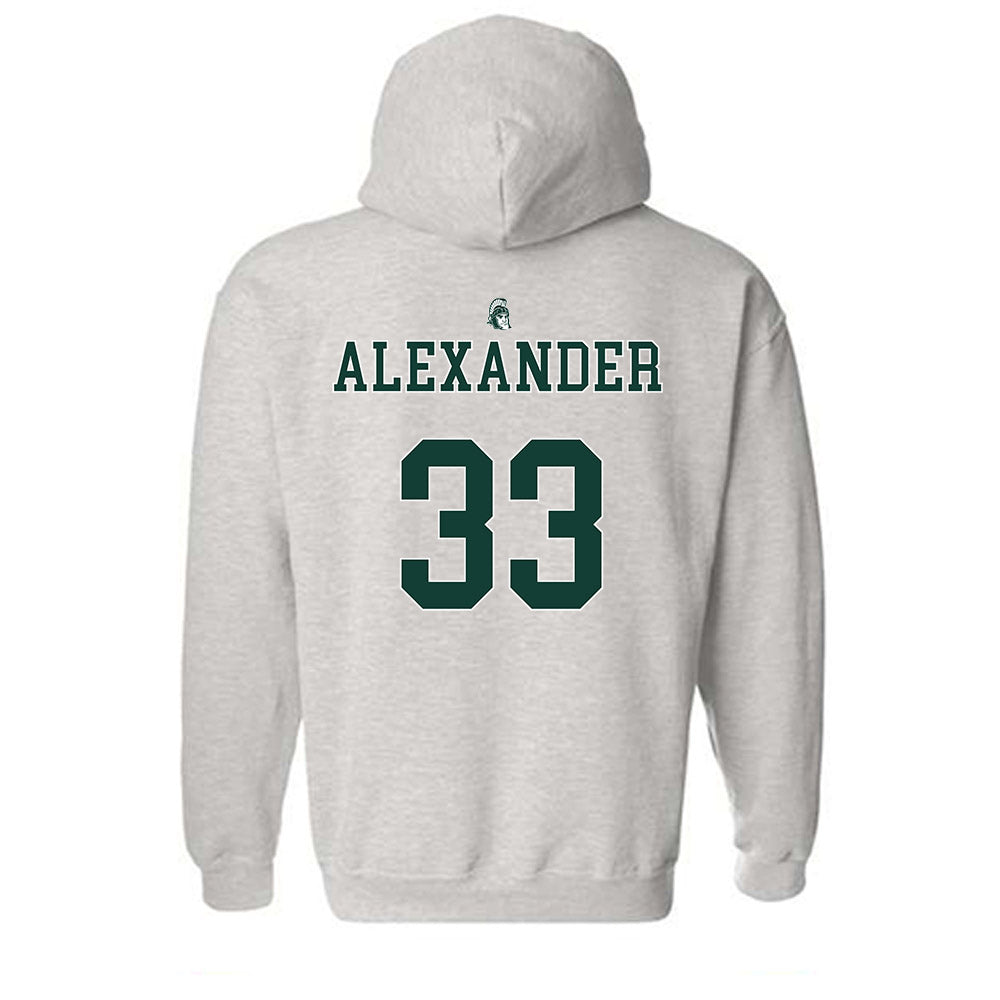 Michigan State - NCAA Football : Aaron Alexander - Vintage Football Hooded Sweatshirt