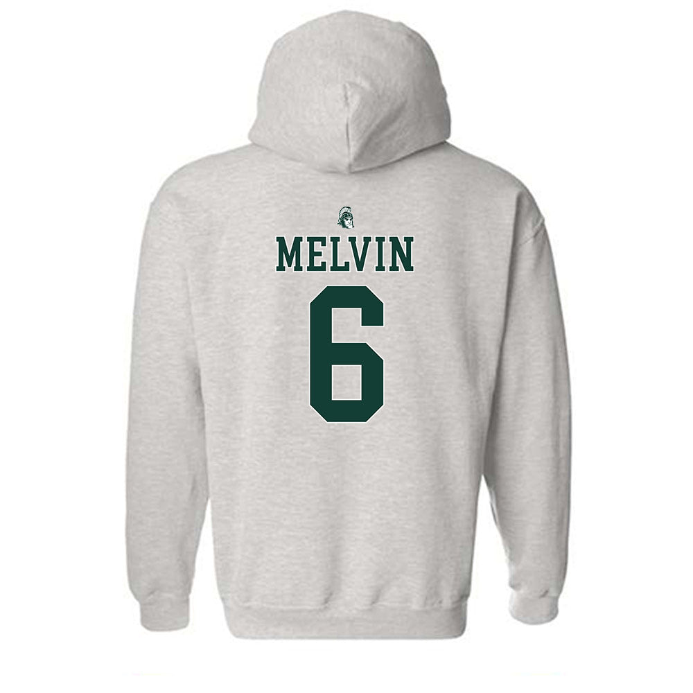 Michigan State - NCAA Football : Semar Melvin - Vintage Football Hooded Sweatshirt