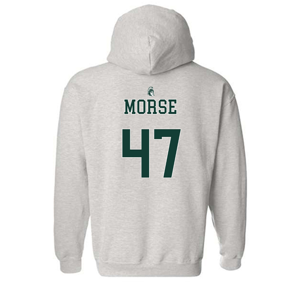 Michigan State - NCAA Football : Jackson Morse Vintage Football Hooded Sweatshirt