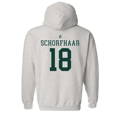 Michigan State - NCAA Football : Andrew Schorfhaar Vintage Football Hooded Sweatshirt
