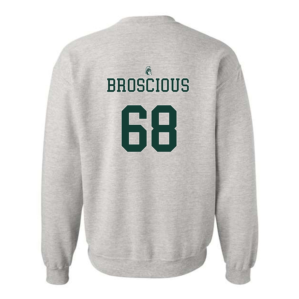 Michigan State - NCAA Football : Gavin Broscious Vintage Football Sweatshirt