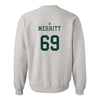 Michigan State - NCAA Football : Jacob Merritt - Sweatshirt