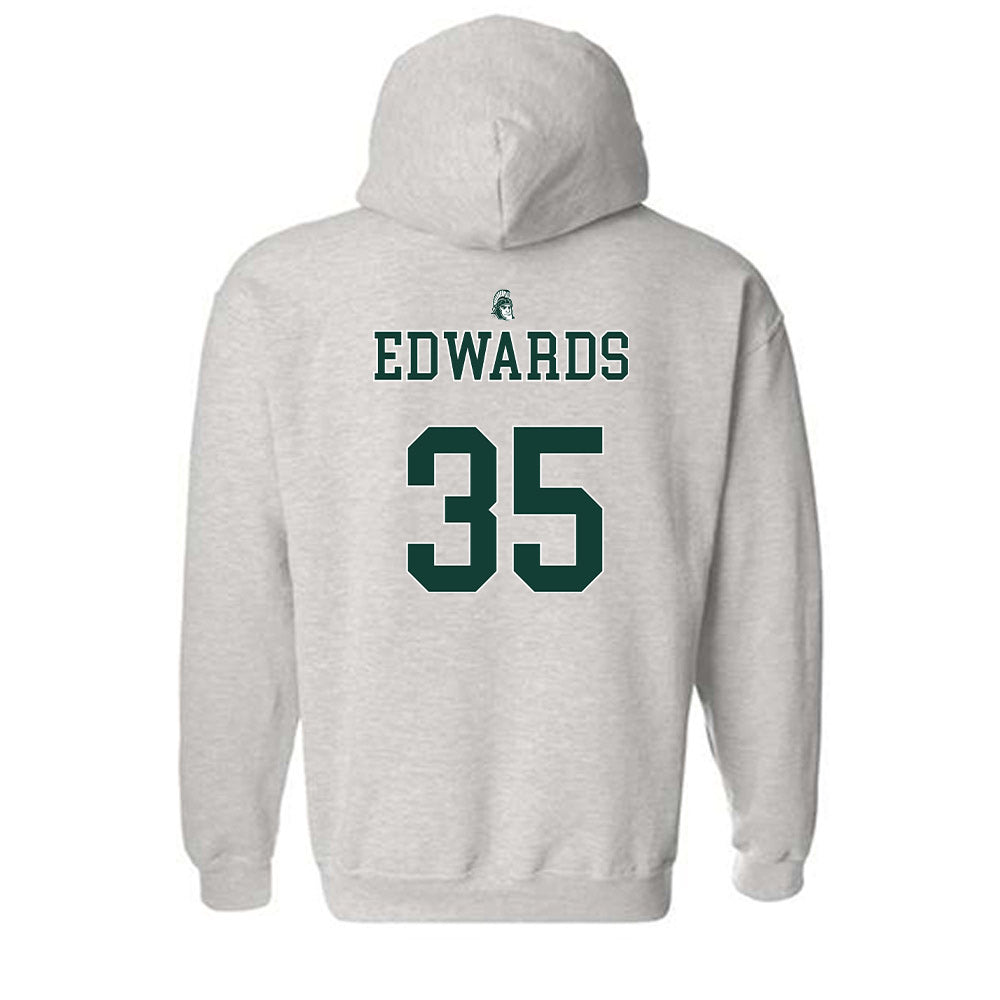 Michigan State - NCAA Football : Samuel Edwards Vintage Football Hooded Sweatshirt