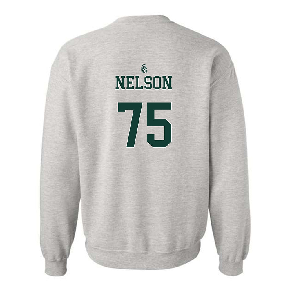 Michigan State - NCAA Football : Ben Nelson Vintage Football Sweatshirt