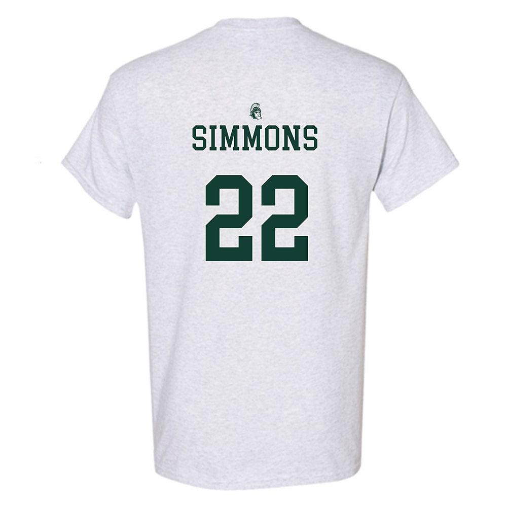 Michigan State - NCAA Football : Jordon Simmons Vintage Football T-Shirt