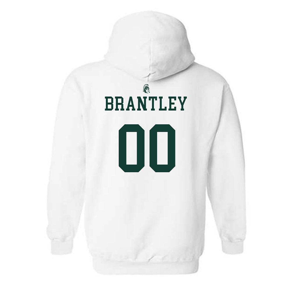 Michigan State - NCAA Football : Charles Brantley Vintage Football Hooded Sweatshirt