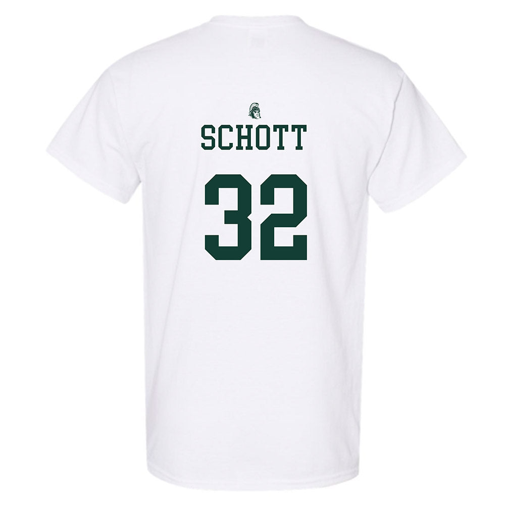 Michigan State - NCAA Football : James Schott Vintage Football T-Shirt
