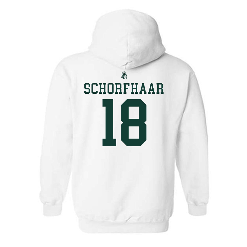 Michigan State - NCAA Football : Andrew Schorfhaar Vintage Football Hooded Sweatshirt