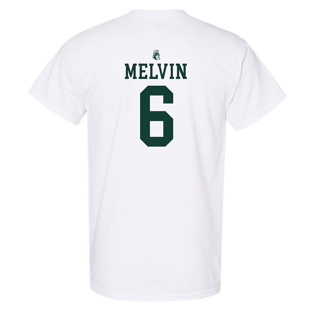 Michigan State - NCAA Football : Semar Melvin - Vintage Football Short Sleeve T-Shirt