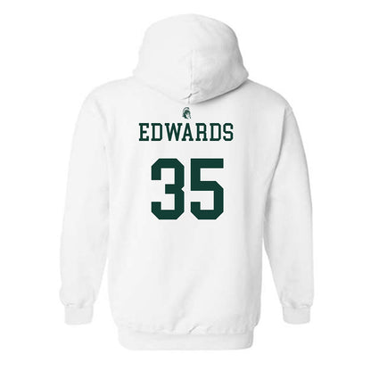 Michigan State - NCAA Football : Samuel Edwards Vintage Football Hooded Sweatshirt